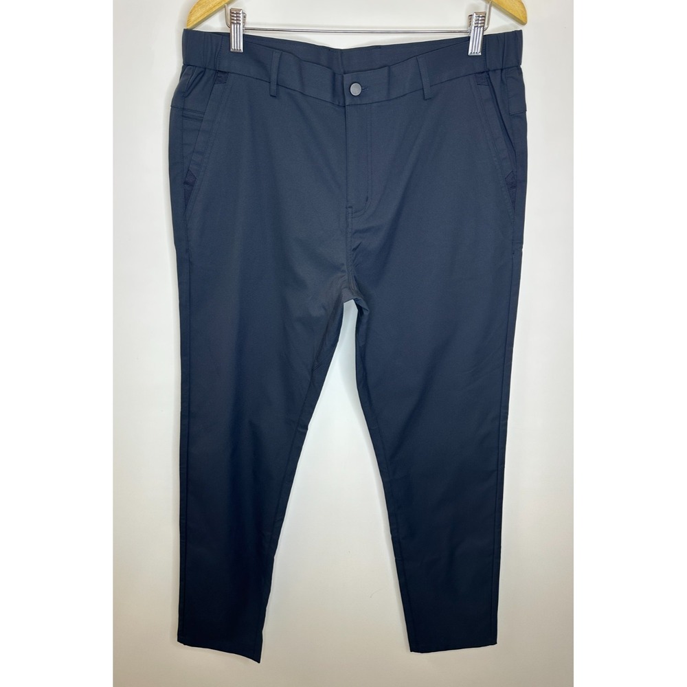 Jack Archer Jetsetter Tech Pant Slim Fit 35 x 32 Deep Blue Performance Stretch - Picture 2 of 10